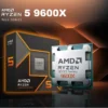 CPU AMD Ryzen 5 9600X – Ryzen 5 9000 Series Granite Ridge (Zen 5) 6 Cores / 12 Threads ; 5.4 GHz Max Boost ; Socket AM5 65W ; Radeon Graphics Processor ; Supports PCIe Gen 5 ; AMD EXPO™ Technology ; AI-Ready | BRAND-NEW BOXED