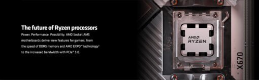 CPU AMD Ryzen 5 7600X – 6-Core 4.7 GHz – Socket AM5 – 105W Desktop Processor – 32MB L3 Cache – with AMD Radeon Graphics controller - Image 3