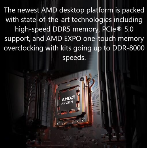 CPU AMD Ryzen 7 9800X3D – Ryzen 7 9000 Series Granite Ridge Zen 5 8-Core 5.2 GHz – Socket AM5 120W 16-Threads – TSMC 4nm FinFET 64-Bit – AMD Radeon Graphics Desktop Processor – 100-100001084WOF - Image 7