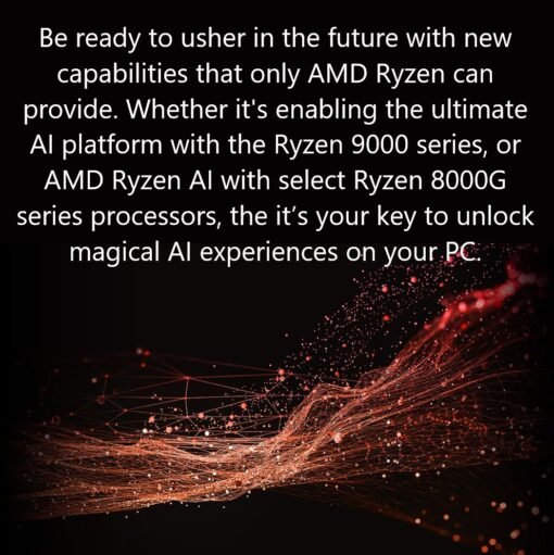 CPU AMD Ryzen 7 9800X3D – Ryzen 7 9000 Series Granite Ridge Zen 5 8-Core 5.2 GHz – Socket AM5 120W 16-Threads – TSMC 4nm FinFET 64-Bit – AMD Radeon Graphics Desktop Processor – 100-100001084WOF - Image 6