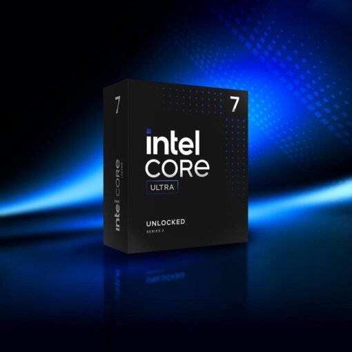 CPU Intel® Core™ Ultra 7 Processor 265K  Arrow Lake 20 cores (8 P-cores + 12 E-cores) up to 5.5 GHz – LGA 1851 – 125W Thermal Design Power – Intel Graphics – BOXED Desktop Processor