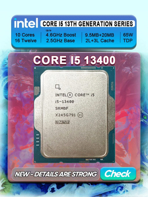 Intel Core i5 13400 2.5GHz 1.80 GHz · 4.60 GHz “TRAY”