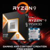 CPU AMD Ryzen™ 9 9950X3D 16-Core Zen 5 9000 Series Granite Ridge Processor With 5.7 GHz Boost, 128MB L3 Cache, PCIe 5.0, DDR5 Support, Overclocking, And AMD EXPO™ Memory Technology | BOXED