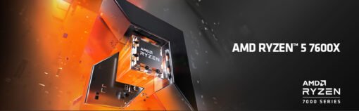 CPU AMD Ryzen 5 7600X – 6-Core 4.7 GHz – Socket AM5 – 105W Desktop Processor – 32MB L3 Cache – with AMD Radeon Graphics controller - Image 5