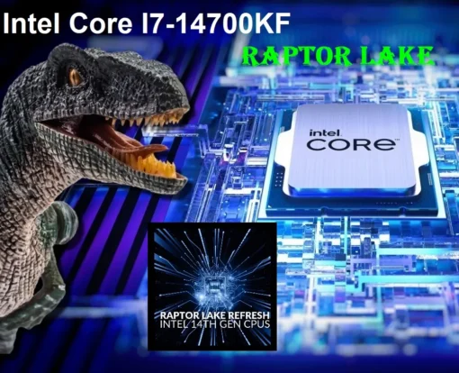 CPU Intel Core i7-14700KF – Raptor Lake Core i7 14th Gen 20-Core (8P+12E) LGA 1700 125W , Up to 5.6 GHz Unlocked, 33MB Cache , None Integrated Graphics Desktop Processor – Tray